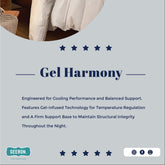 GelHarmony Cooling Gel Foam Pocket Spring Mattress UAE
